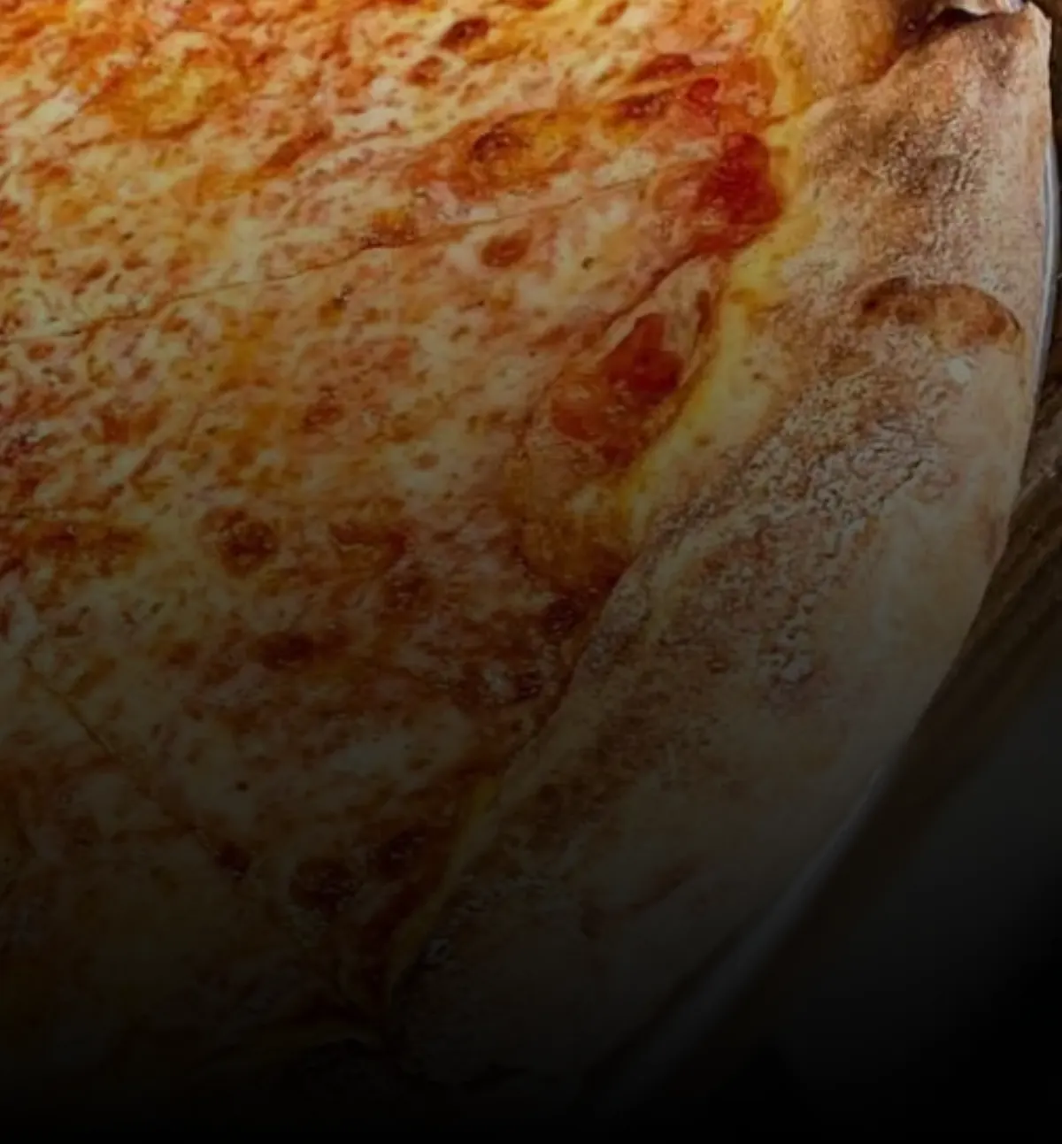 A square pie from Austin Street Pizza, the photo that opens the shop’s new website